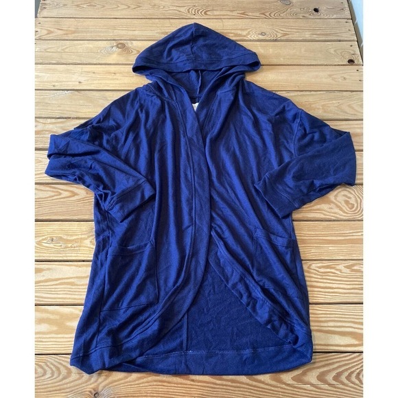 NEW Koolaburra By UGG Brushed Comfy Knit Cardigan Wrap Size Medium Women’s Navy - Picture 1 of 9